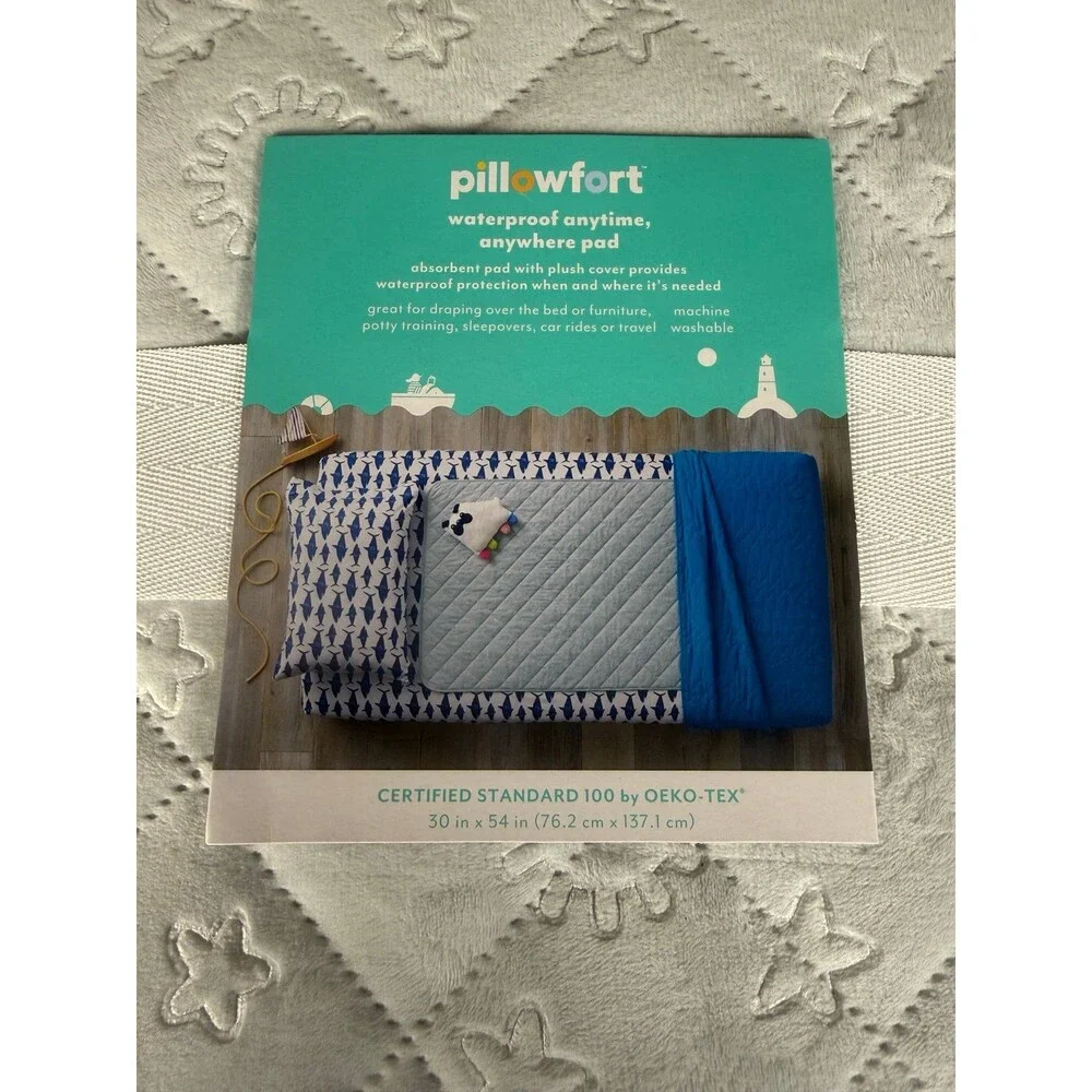 Pillowfort Absorbent Waterproof Anywhere Pad w/Plush Cover 30